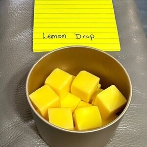 Lemon Drop Cube Wax Melts - Bright Citrus Color